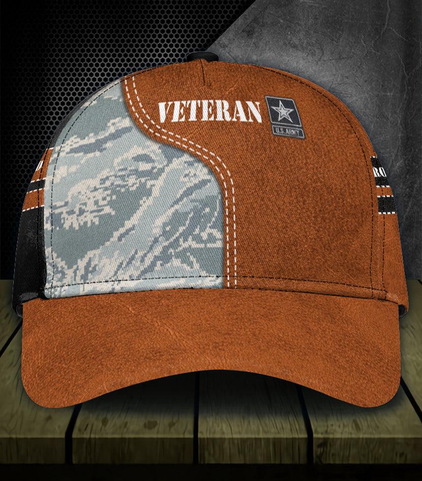 Personalized Veteran Classic Cap, Personalized Gift for Veteran Trucker Hats Custom Hats Gifts For Men & Women