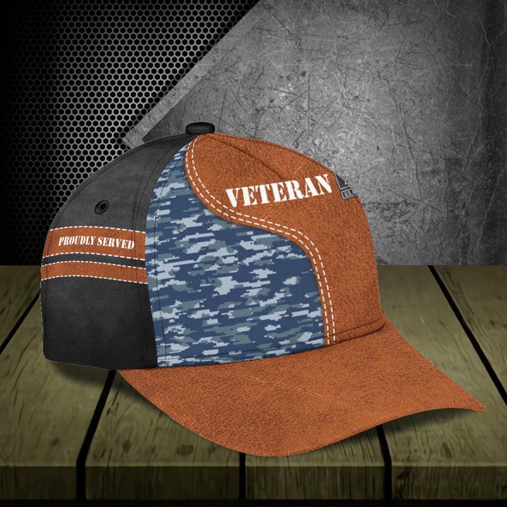 Personalized Veteran Classic Cap, Personalized Gift for Veteran Trucker Hats Custom Hats Gifts For Men & Women