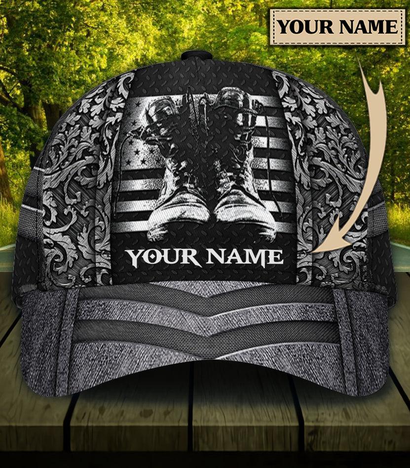Personalized Veteran Classic Cap, Personalized Gift for Veteran Trucker Hats Custom Hats Gifts For Men & Women