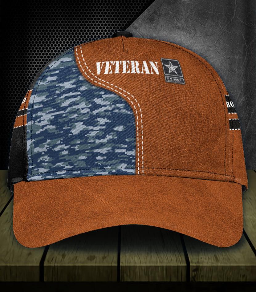 Personalized Veteran Classic Cap, Personalized Gift for Veteran Trucker Hats Custom Hats Gifts For Men & Women