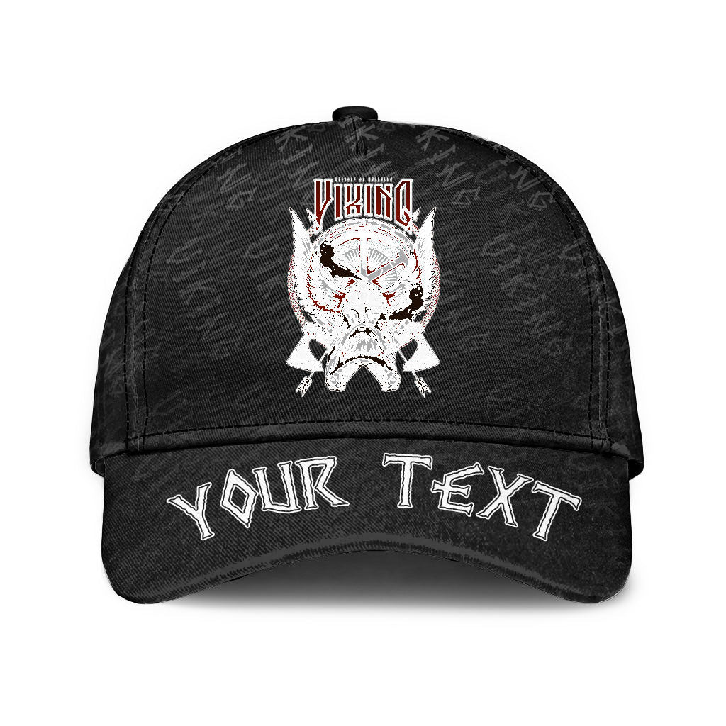 Personalized Victory Or Valhalla Classic Cap 3D Baseball Caps Trucker Hats Custom Hats Gifts For Men & Women