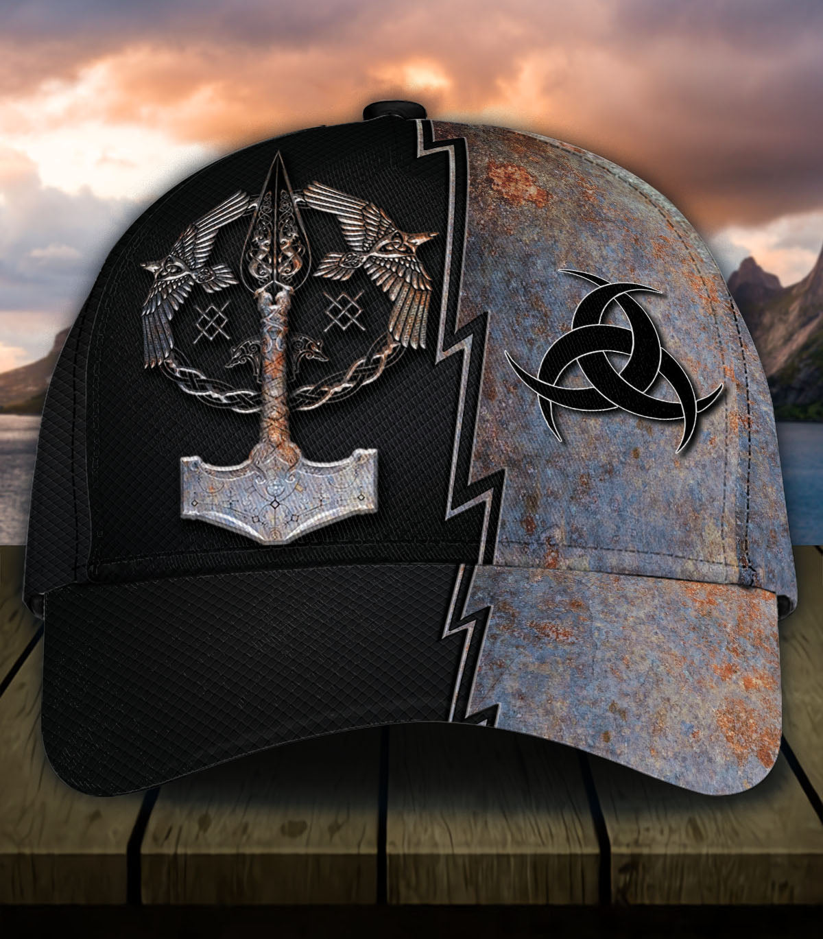 Personalized Viking Classic Cap, Gift for Viking Lovers Trucker Hats Custom Hats Gifts For Men & Women