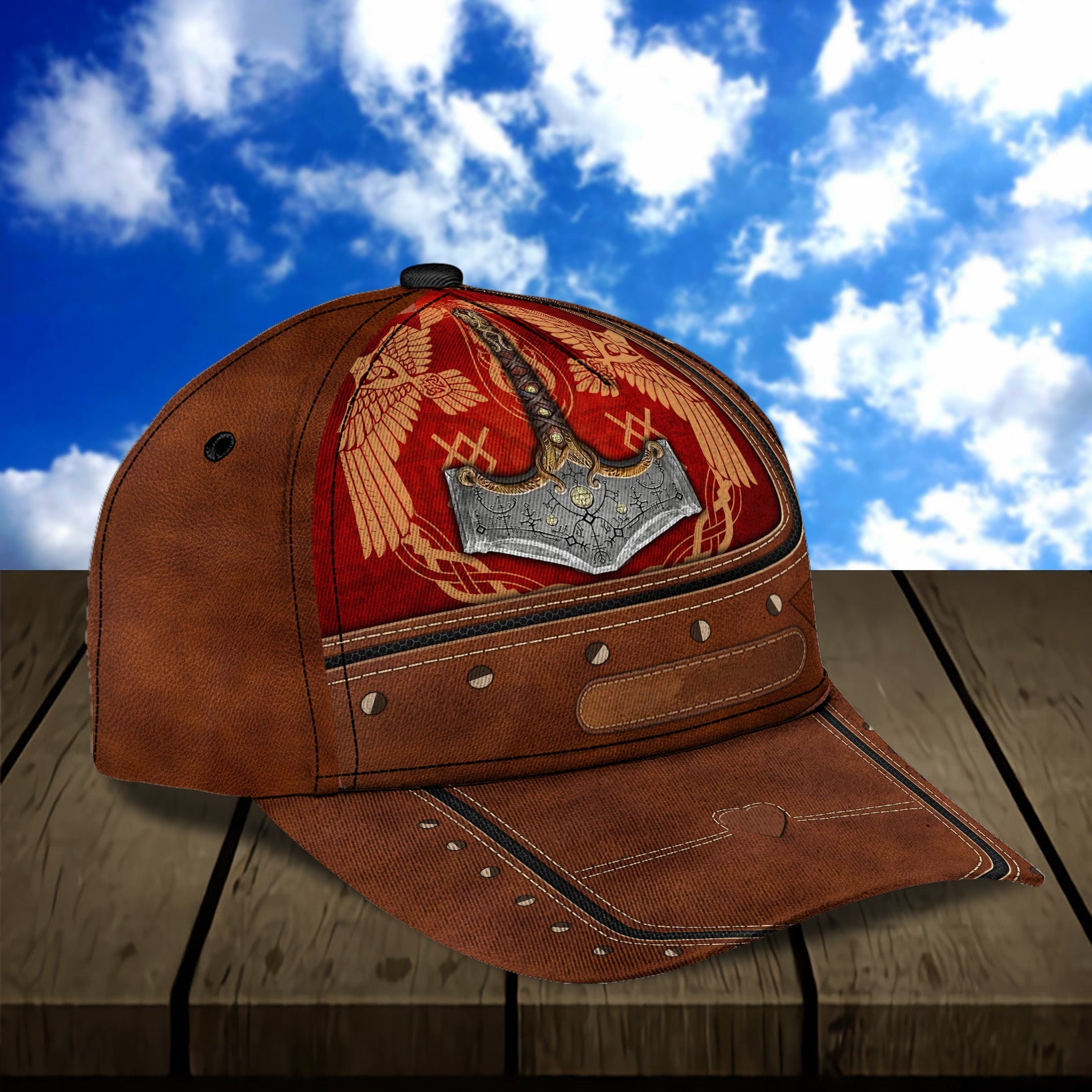 Personalized Viking Classic Cap, Gift for Viking Lovers Trucker Hats Custom Hats Gifts For Men & Women