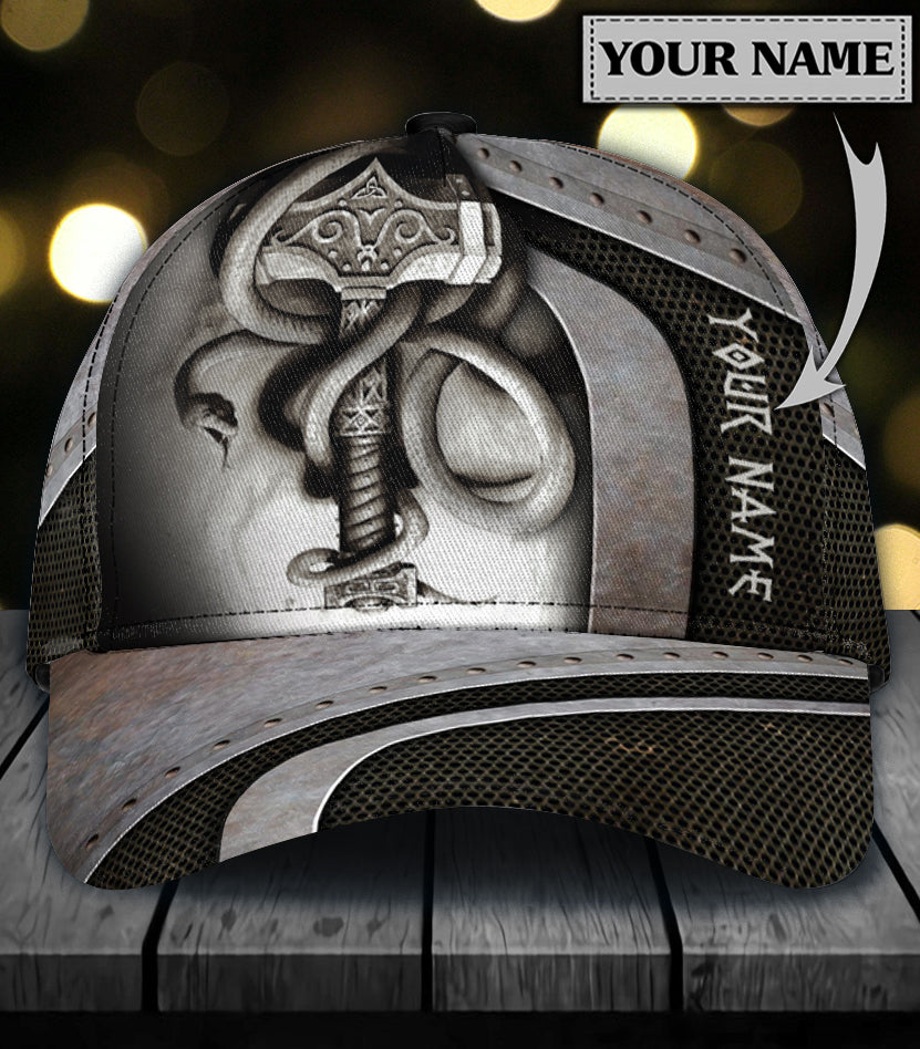 Personalized Viking Classic Cap, Gift for Viking Lovers Trucker Hats Custom Hats Gifts For Men & Women