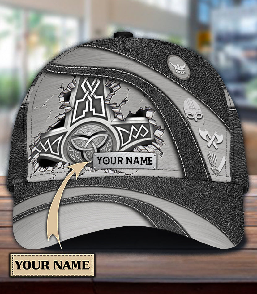 Personalized Viking Classic Cap, Gift for Viking Lovers Trucker Hats Custom Hats Gifts For Men & Women