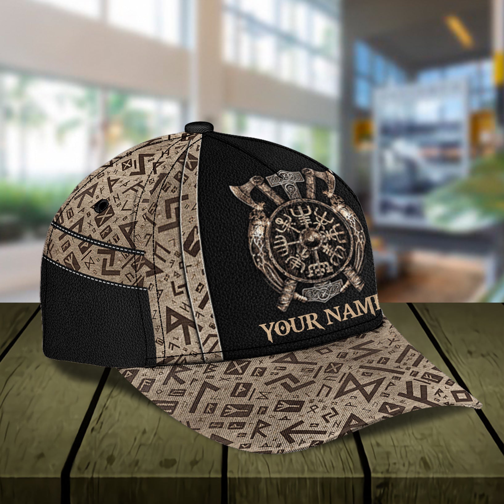 Personalized Viking Classic Cap, Gift for Viking Lovers Trucker Hats Custom Hats Gifts For Men & Women