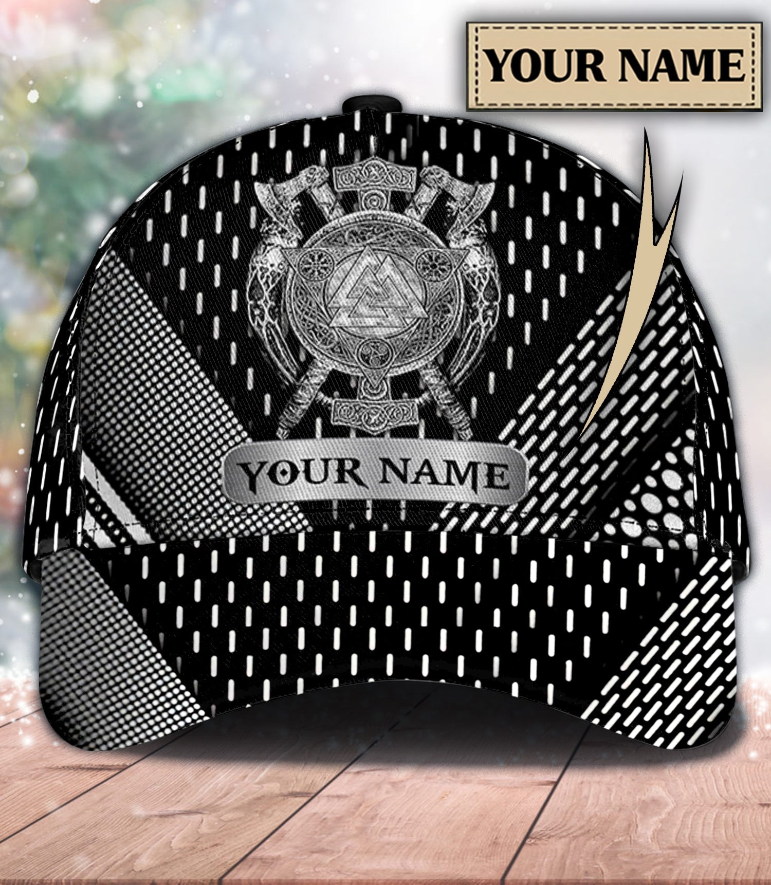 Personalized Viking Classic Cap, Gift for Viking Lovers Trucker Hats Custom Hats Gifts For Men & Women