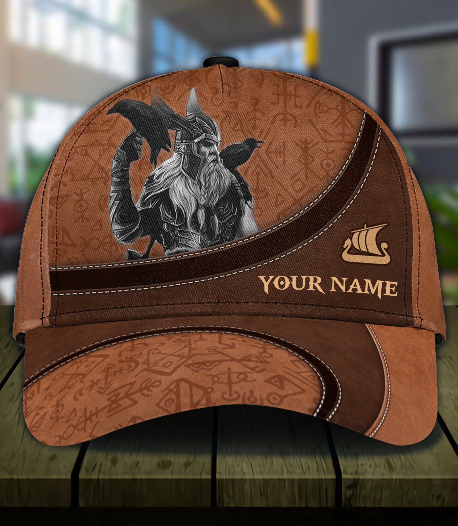 Personalized Viking Classic Cap, Gift for Viking Lovers Trucker Hats Custom Hats Gifts For Men & Women