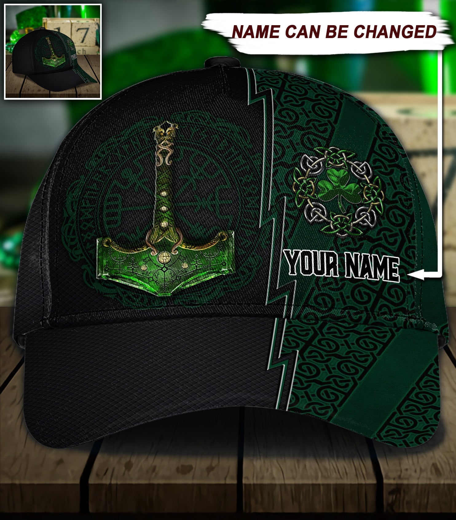 Personalized Viking Classic Cap, Gift for Viking Lovers Trucker Hats Custom Hats Gifts For Men & Women