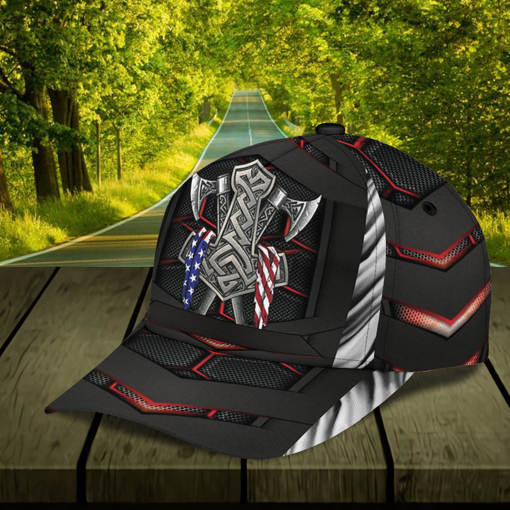 Personalized Viking Classic Cap, Gift for Viking Lovers Trucker Hats Custom Hats Gifts For Men & Women