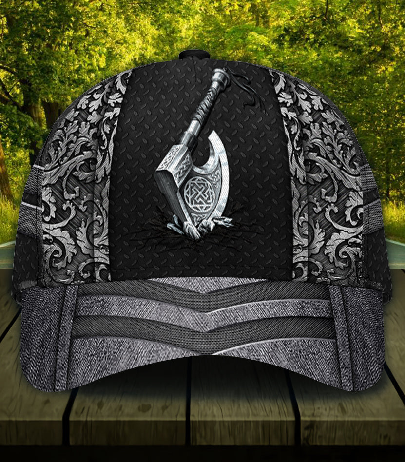 Personalized Viking Classic Cap, Gift for Viking Lovers Trucker Hats Custom Hats Gifts For Men & Women