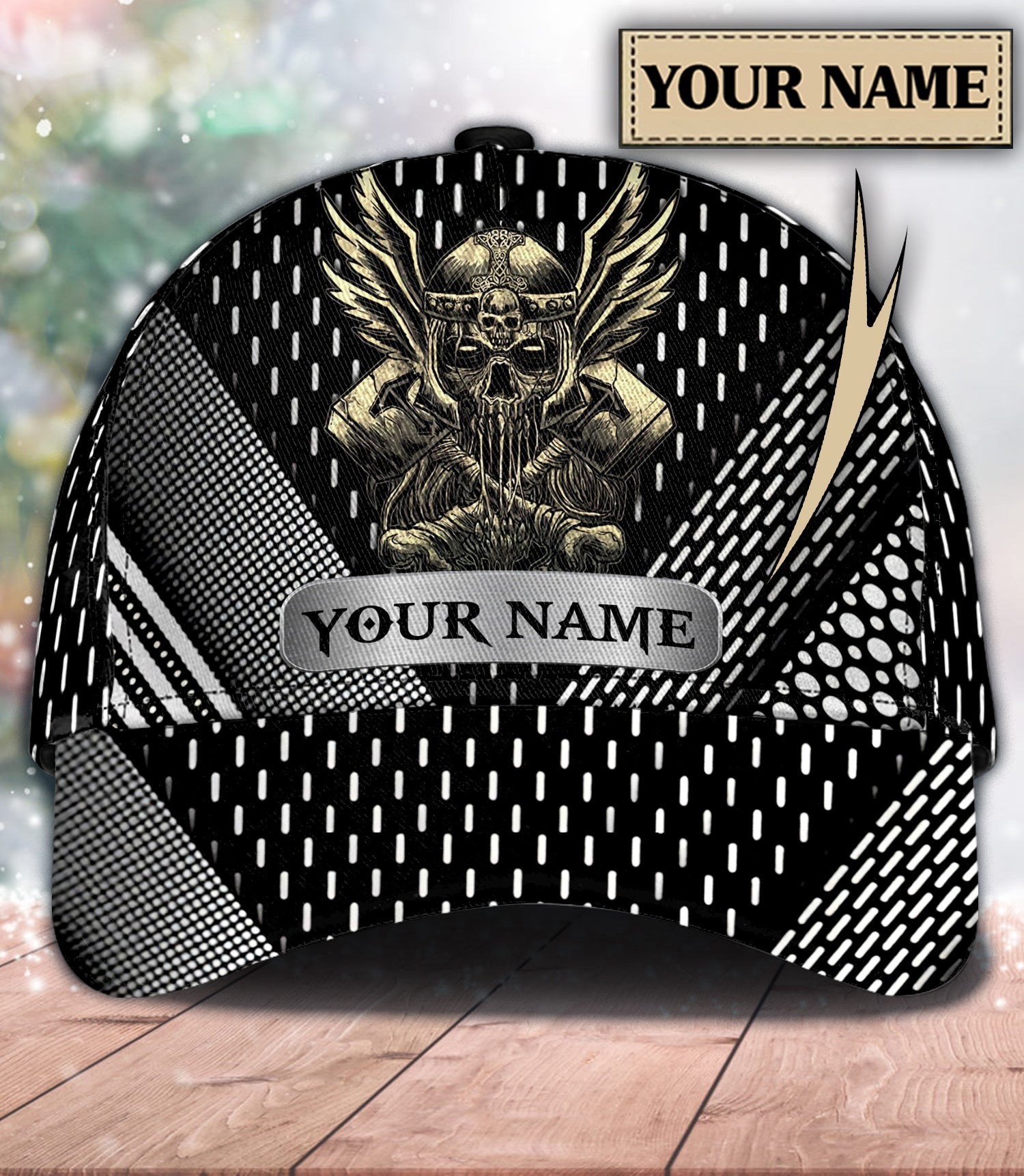 Personalized Viking Classic Cap, Gift for Viking Lovers Trucker Hats Custom Hats Gifts For Men & Women