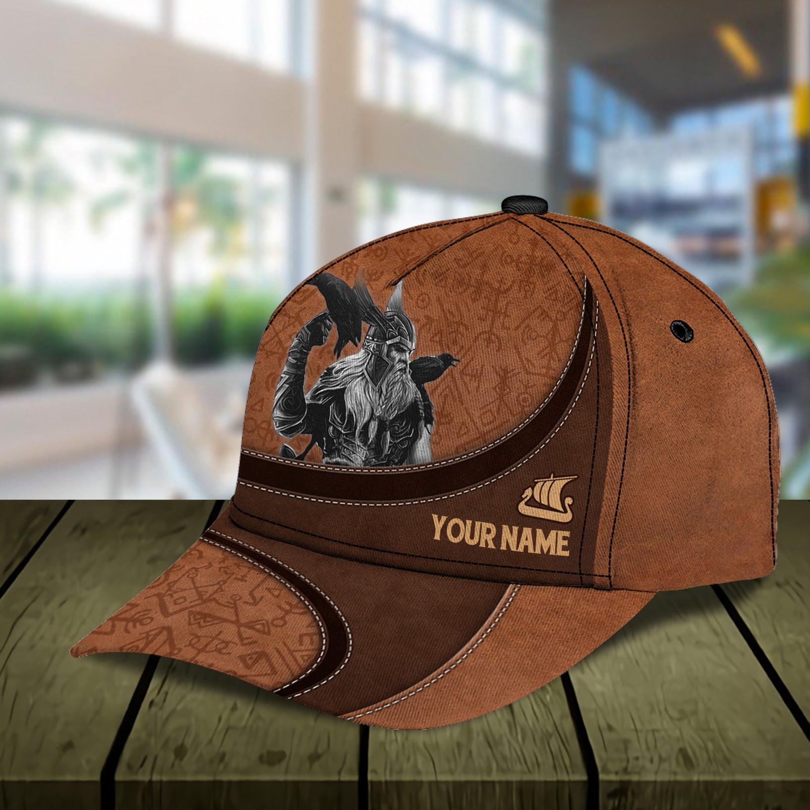 Personalized Viking Classic Cap, Gift for Viking Lovers Trucker Hats Custom Hats Gifts For Men & Women