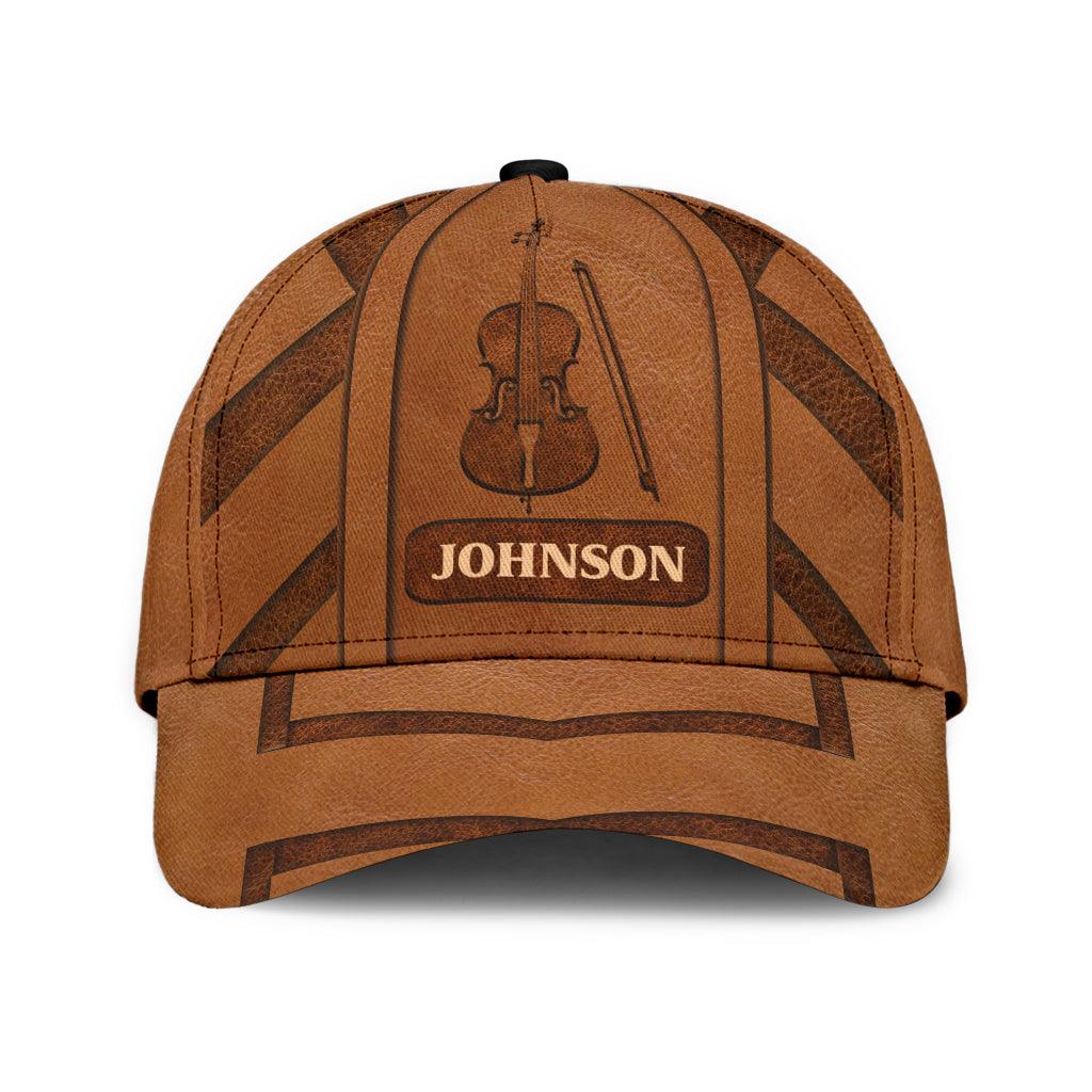 Personalized Violin Classic Cap, Personalized Gift for Music Lovers, Violin Lovers Trucker Hats Custom Hats Gifts For Men & Women