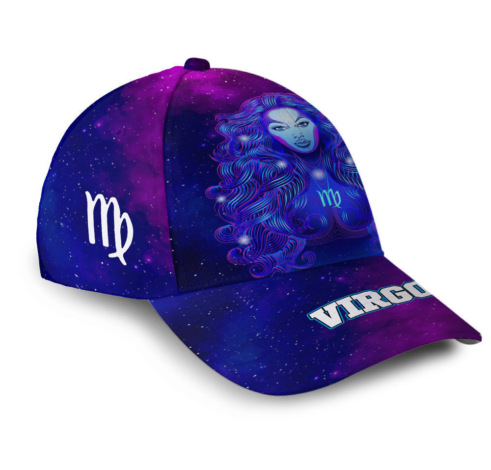 Personalized Virgo Miraculous Galaxy Hat Classic Cap Trucker Hats Custom Hats Gifts For Men & Women