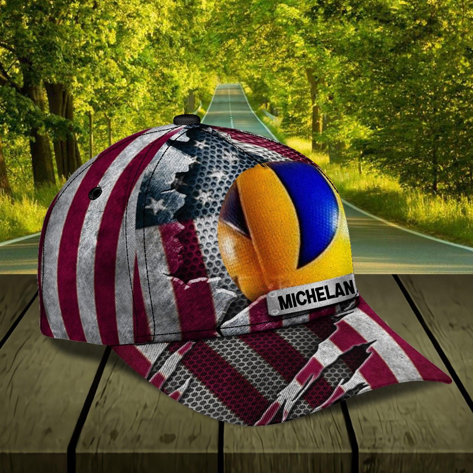 Personalized Volleyball Classic Cap, Personalized Gift for Volleyball Lovers, Volleyball Players Trucker Hats Custom Hats Gifts For Men & Women