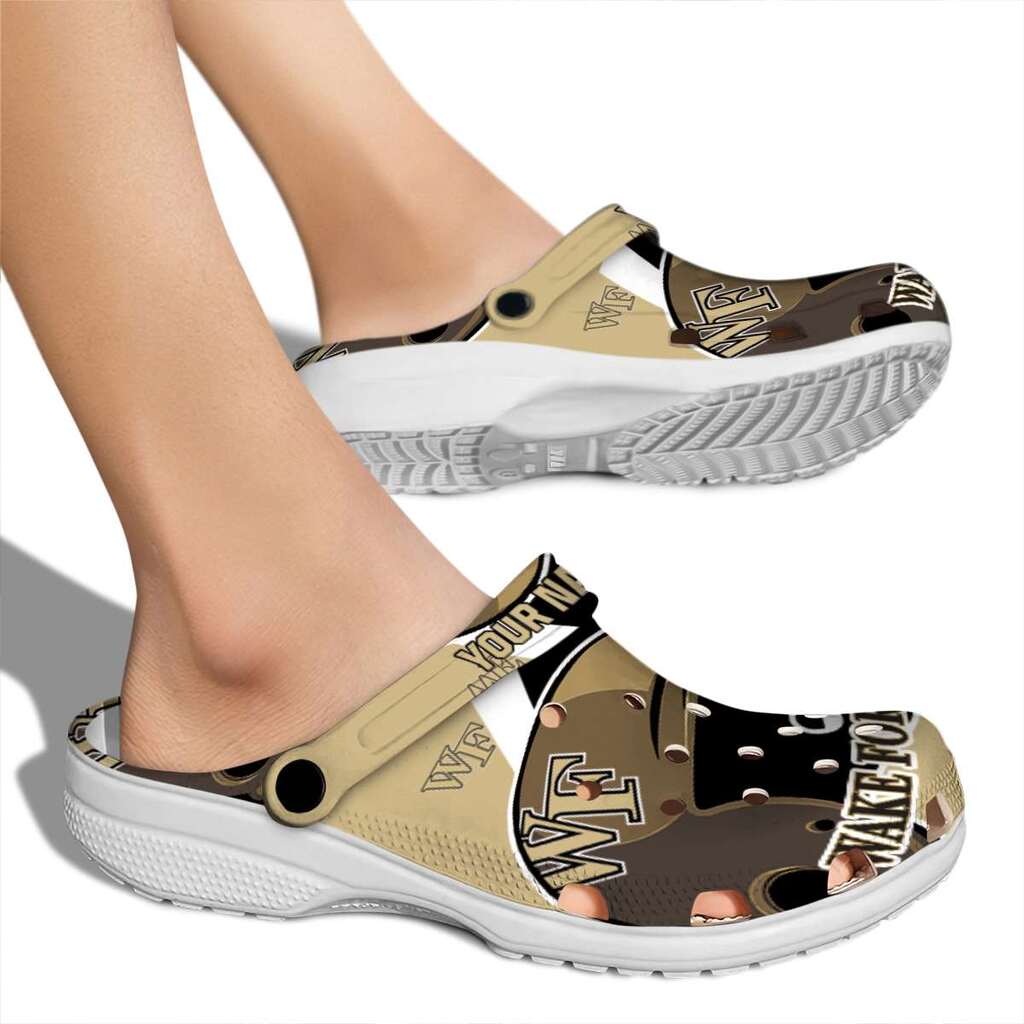 Personalized Wake Forest Demon Deacons Baseball Helmet ClogTVC1801829 - Image 2