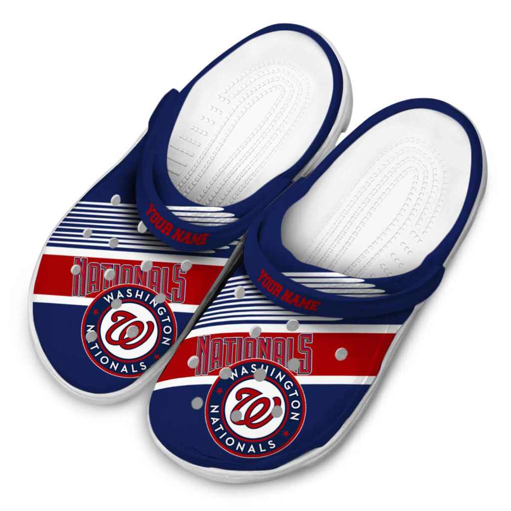 Personalized Washington Nationals Vibrant Dual-Tone ClogTVC180173 - Image 4