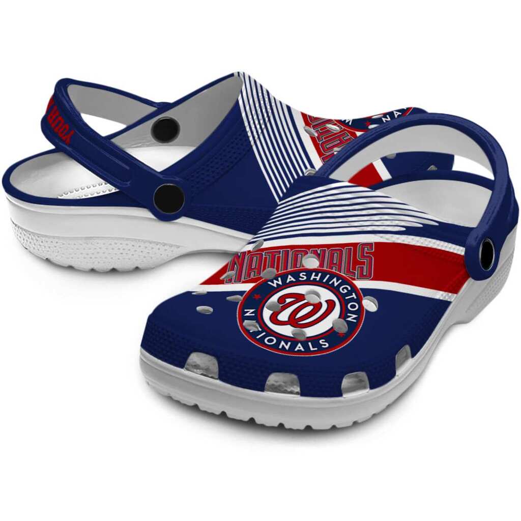 Personalized Washington Nationals Vibrant Dual-Tone ClogTVC180173 - Image 3
