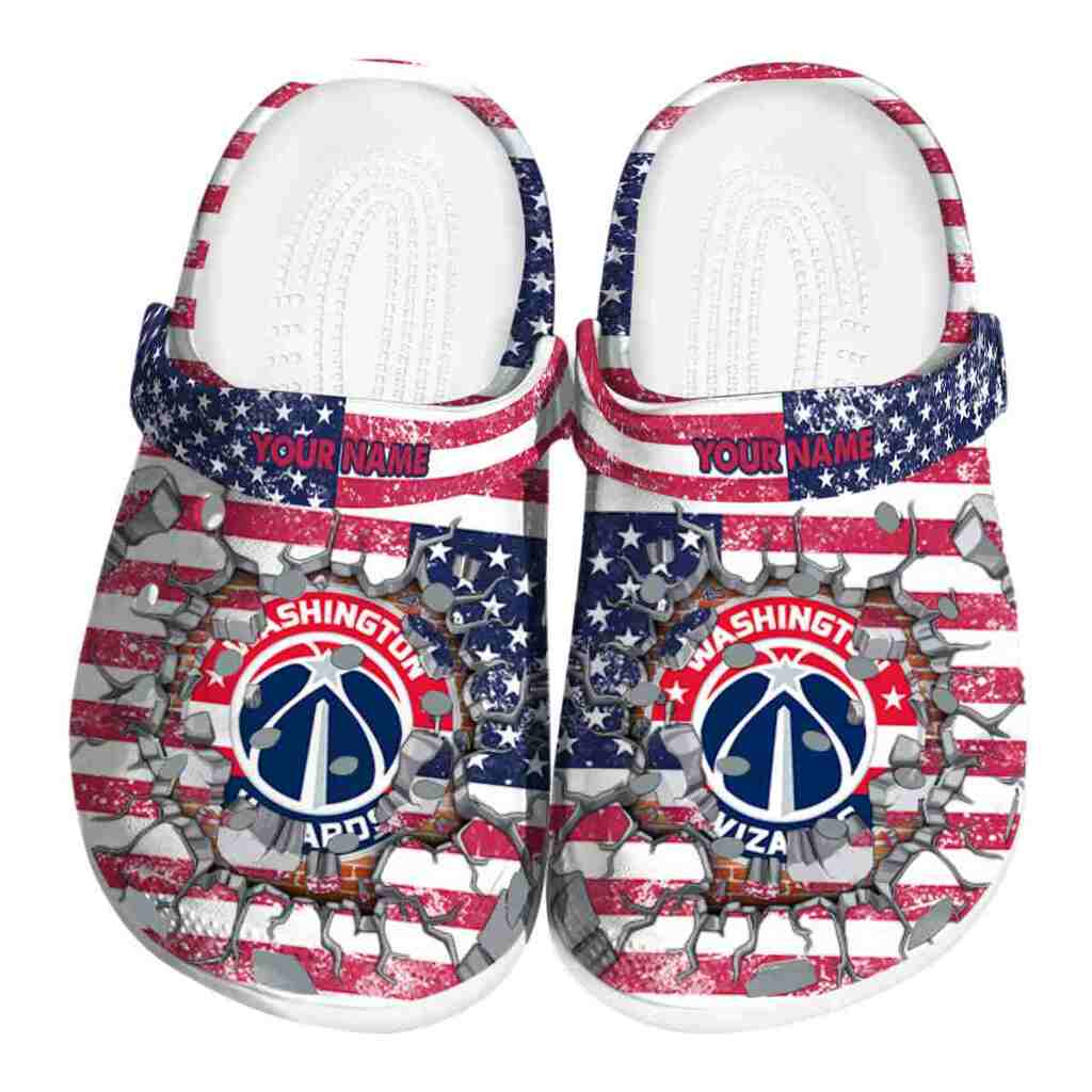 Personalized Washington Wizards Freedom Splinter ClogTVC1801736