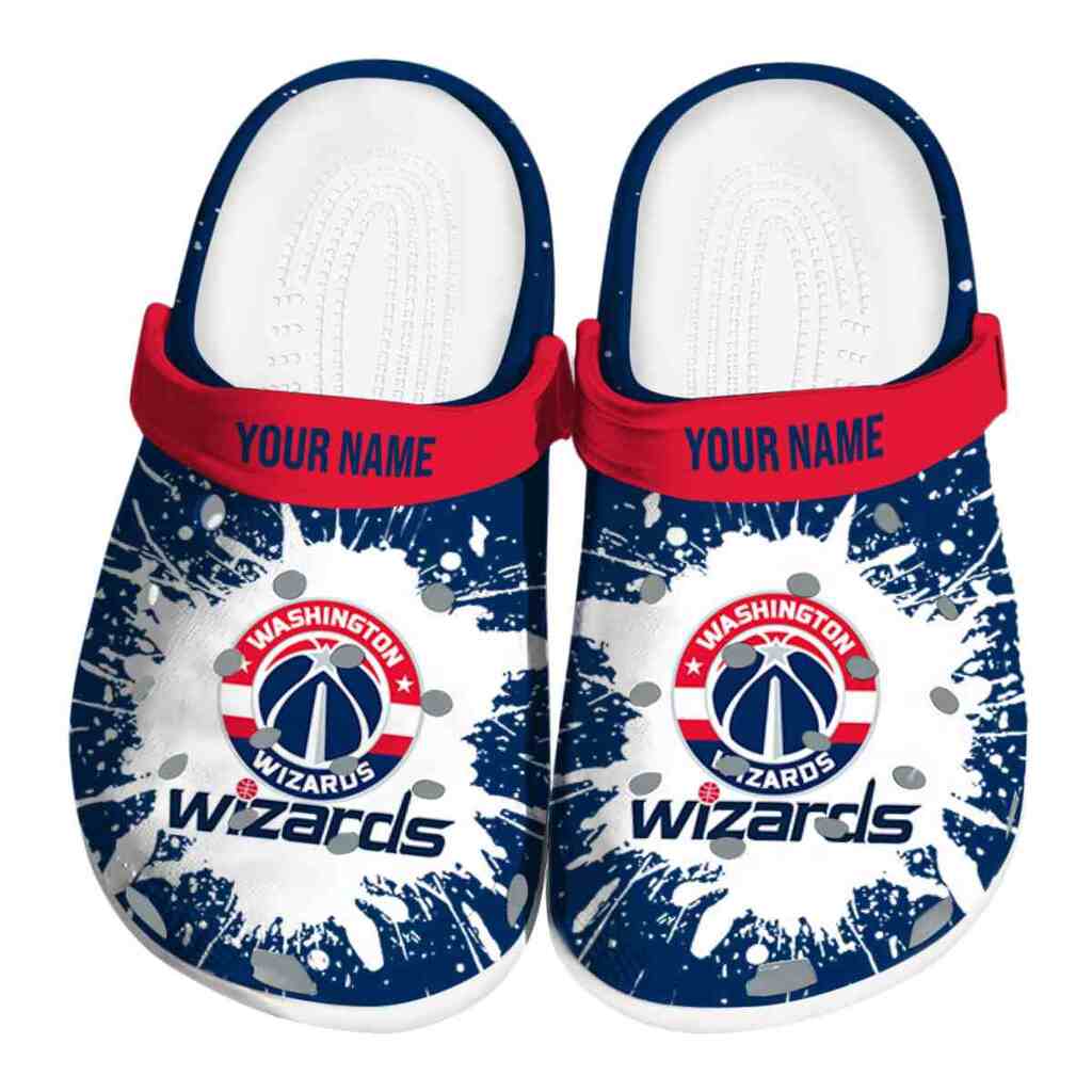 Personalized Washington Wizards Splash Art ClogTVC1801736