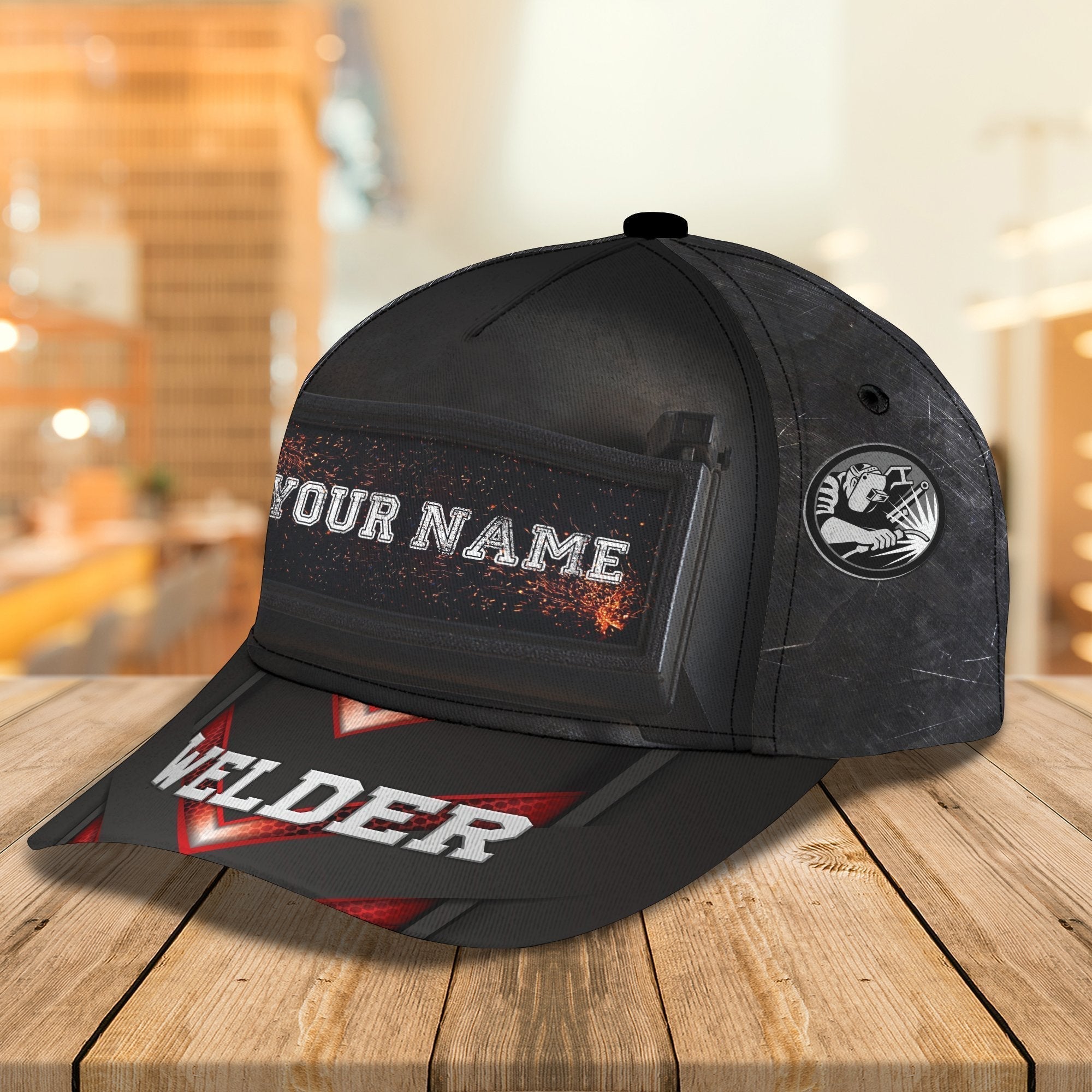 Personalized Welder Baseball Cap Hat, Welder Classic Cap Hat For Summer Travel, Welder Gift Trucker Hats Custom Hats Gifts For Men & Women