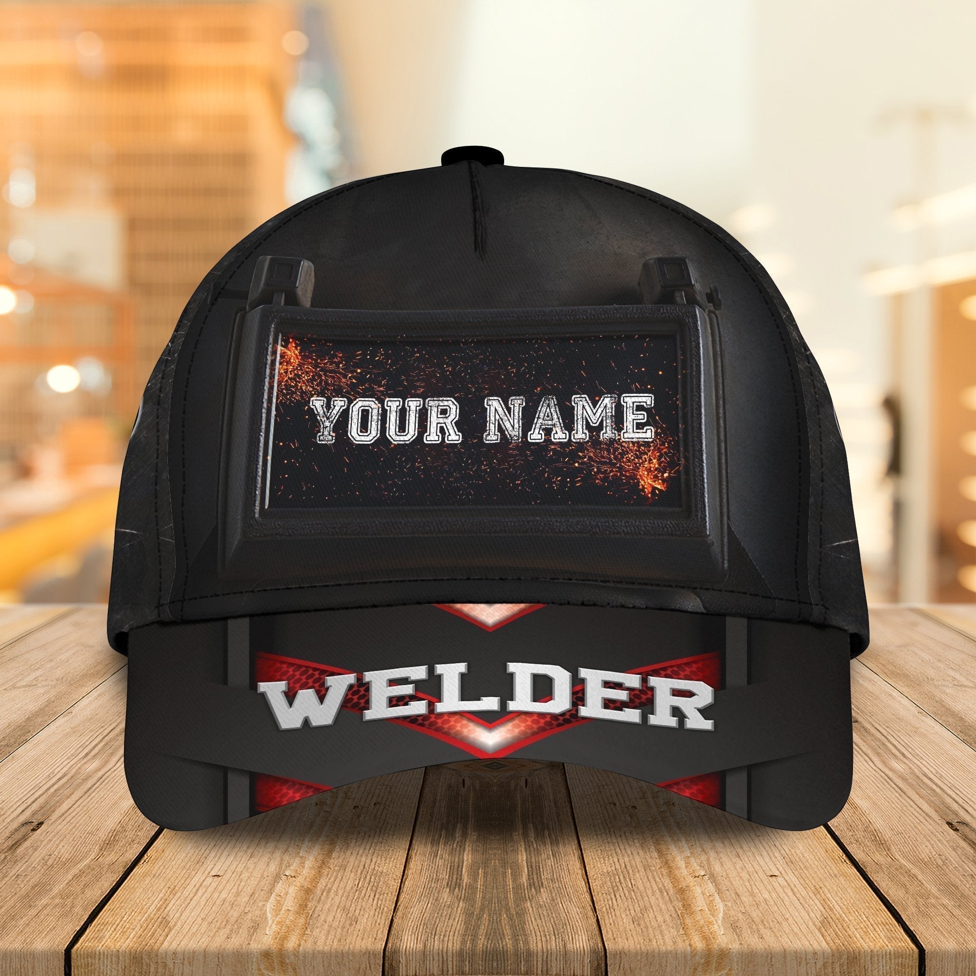 Personalized Welder Baseball Cap Hat, Welder Classic Cap Hat For Summer Travel, Welder Gift Trucker Hats Custom Hats Gifts For Men & Women