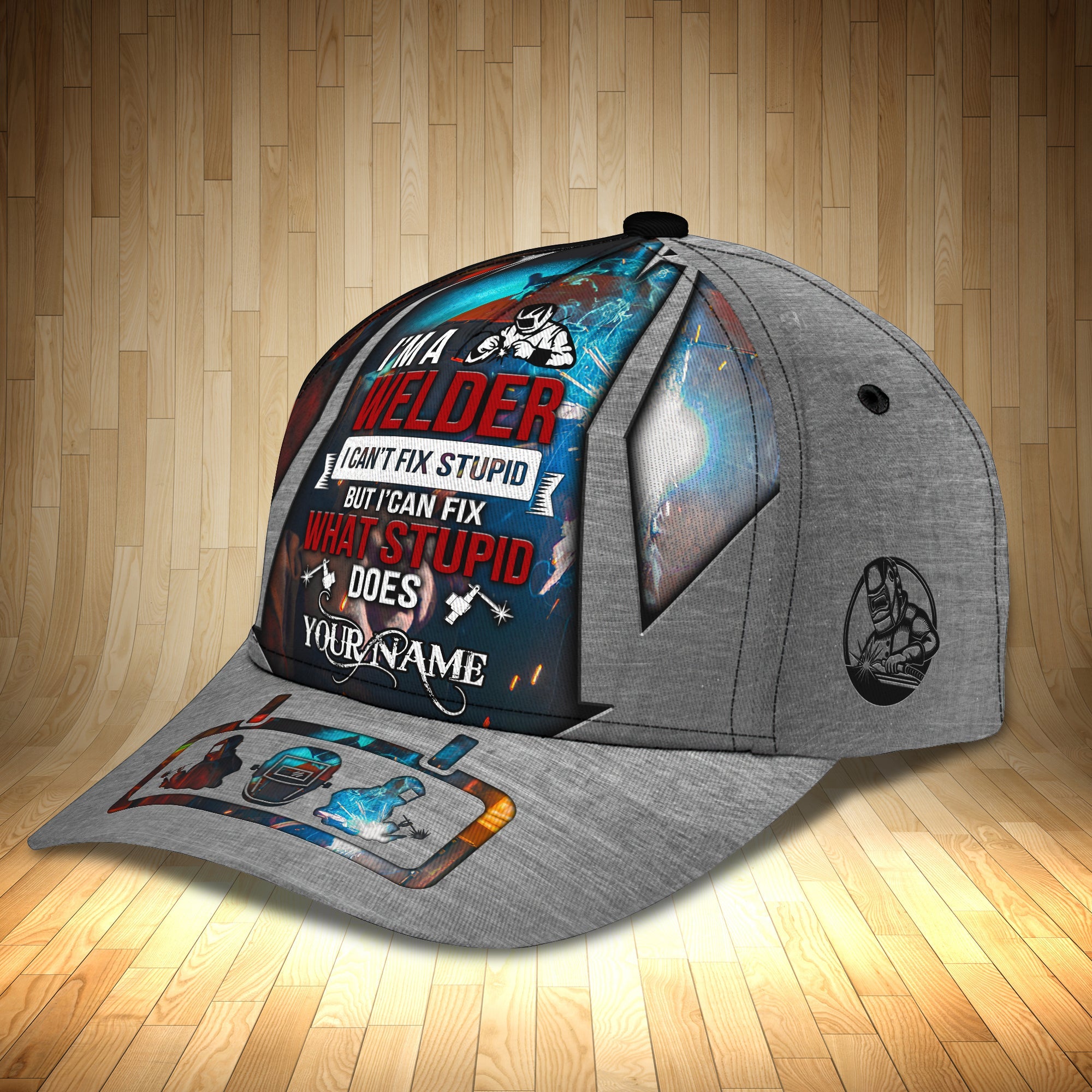 Personalized Welder Cap - Custom Classic Cap For Welders Trucker Hats Custom Hats Gifts For Men & Women
