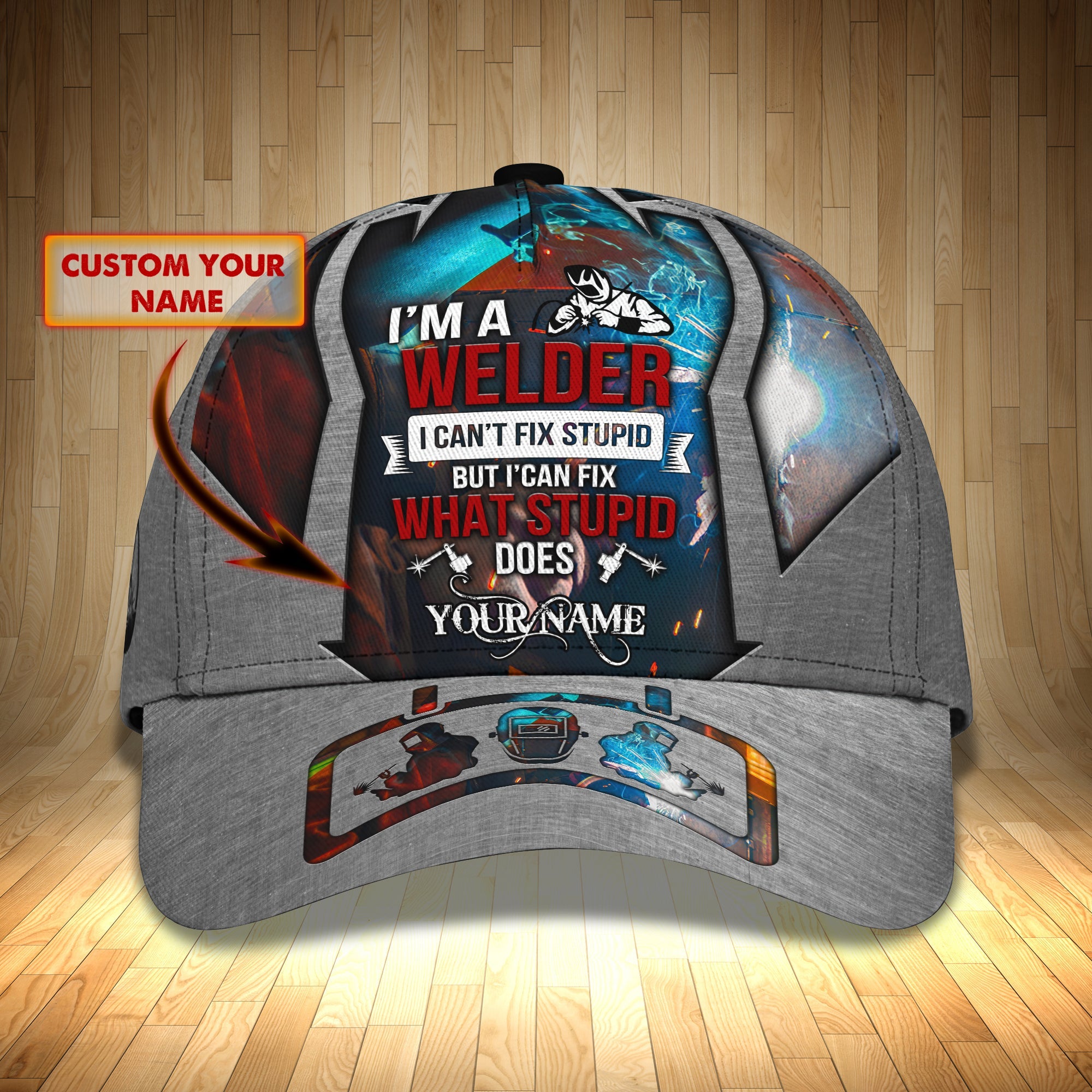 Personalized Welder Cap - Custom Classic Cap For Welders Trucker Hats Custom Hats Gifts For Men & Women