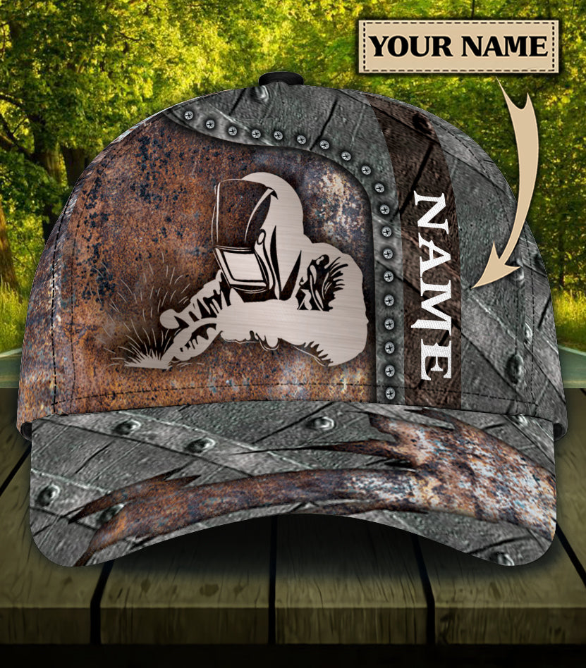 Personalized Welder Classic Cap Trucker Hats Custom Hats Gifts For Men & Women