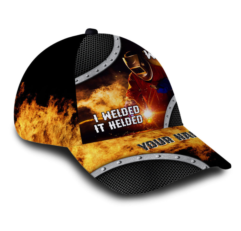 Personalized Welder Hat Classic Cap Trucker Hats Custom Hats Gifts For Men & Women