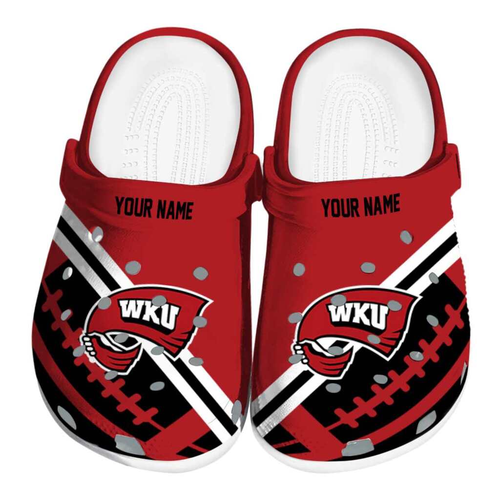 Personalized Western Kentucky Hilltoppers Football Motif ClogTVC1801804