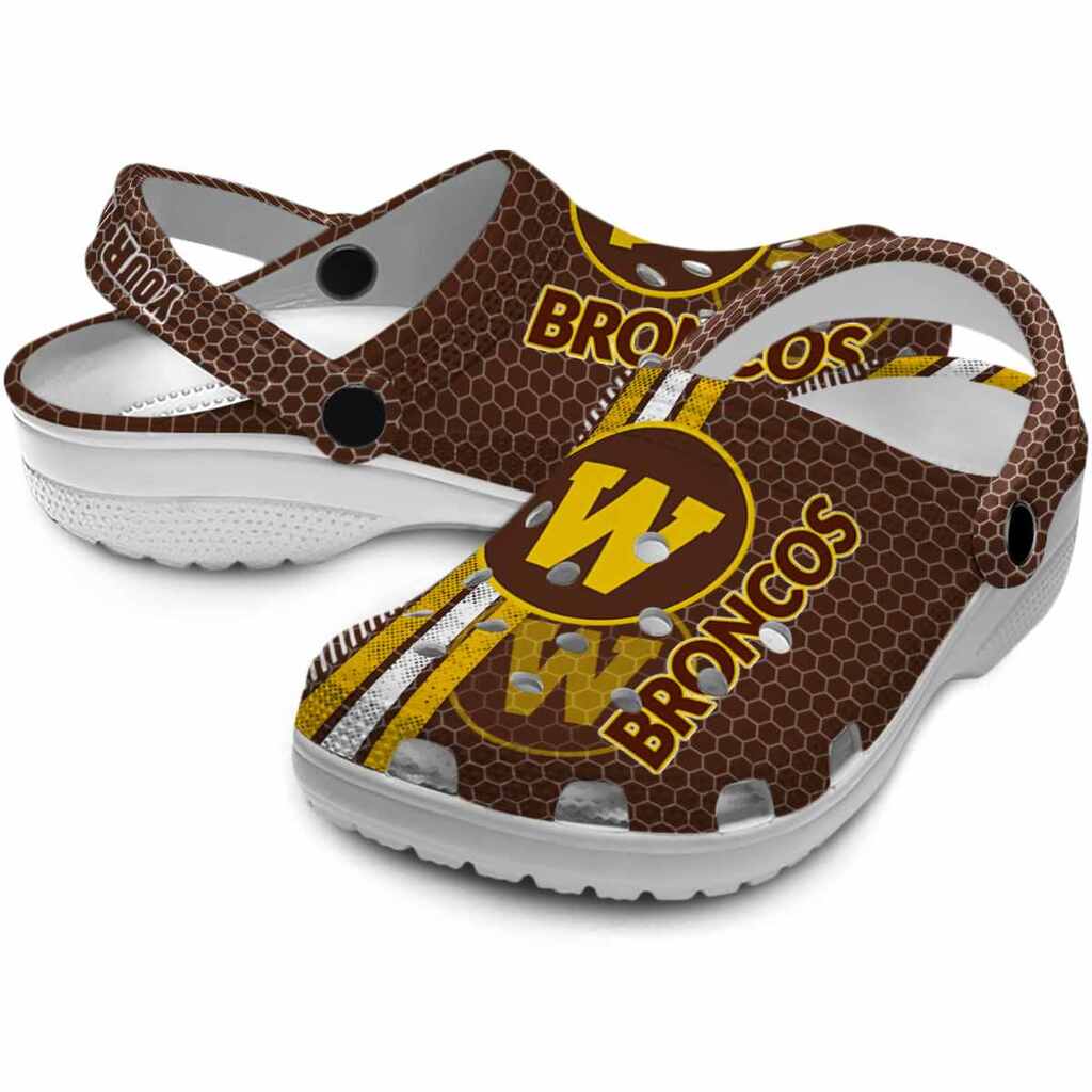 Personalized Western Michigan Broncos Contrasting Stripes ClogTVC1801746 - Image 3
