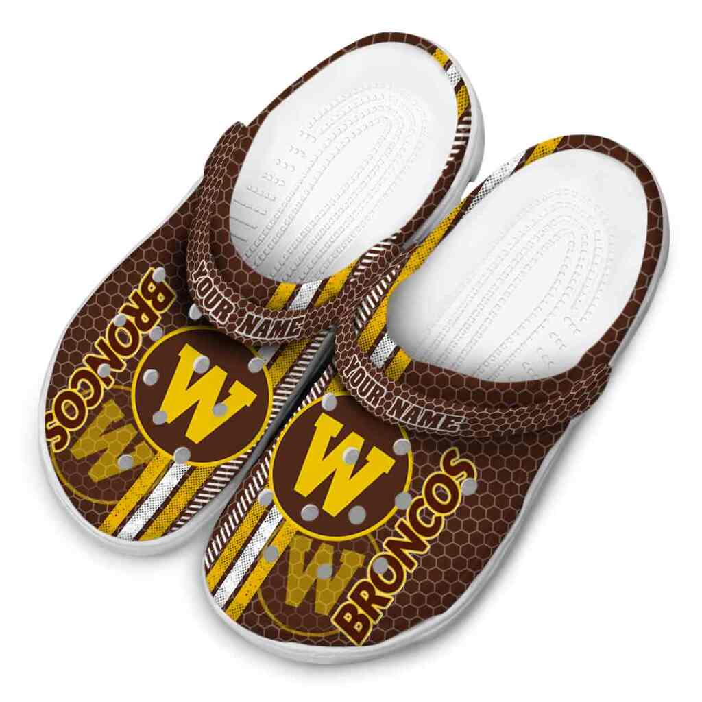 Personalized Western Michigan Broncos Contrasting Stripes ClogTVC1801746 - Image 4