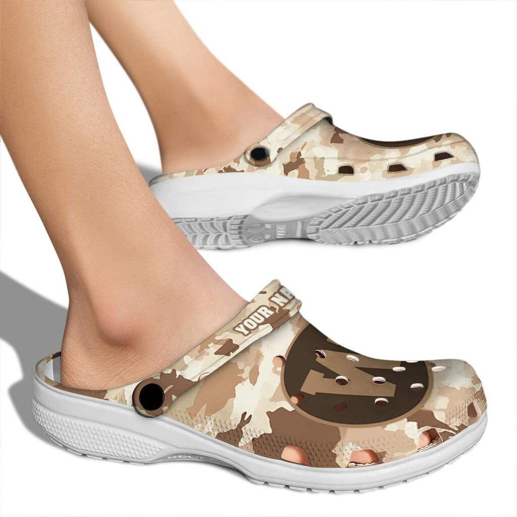 Personalized Western Michigan Broncos Desert Camo ClogTVC1801775 - Image 2