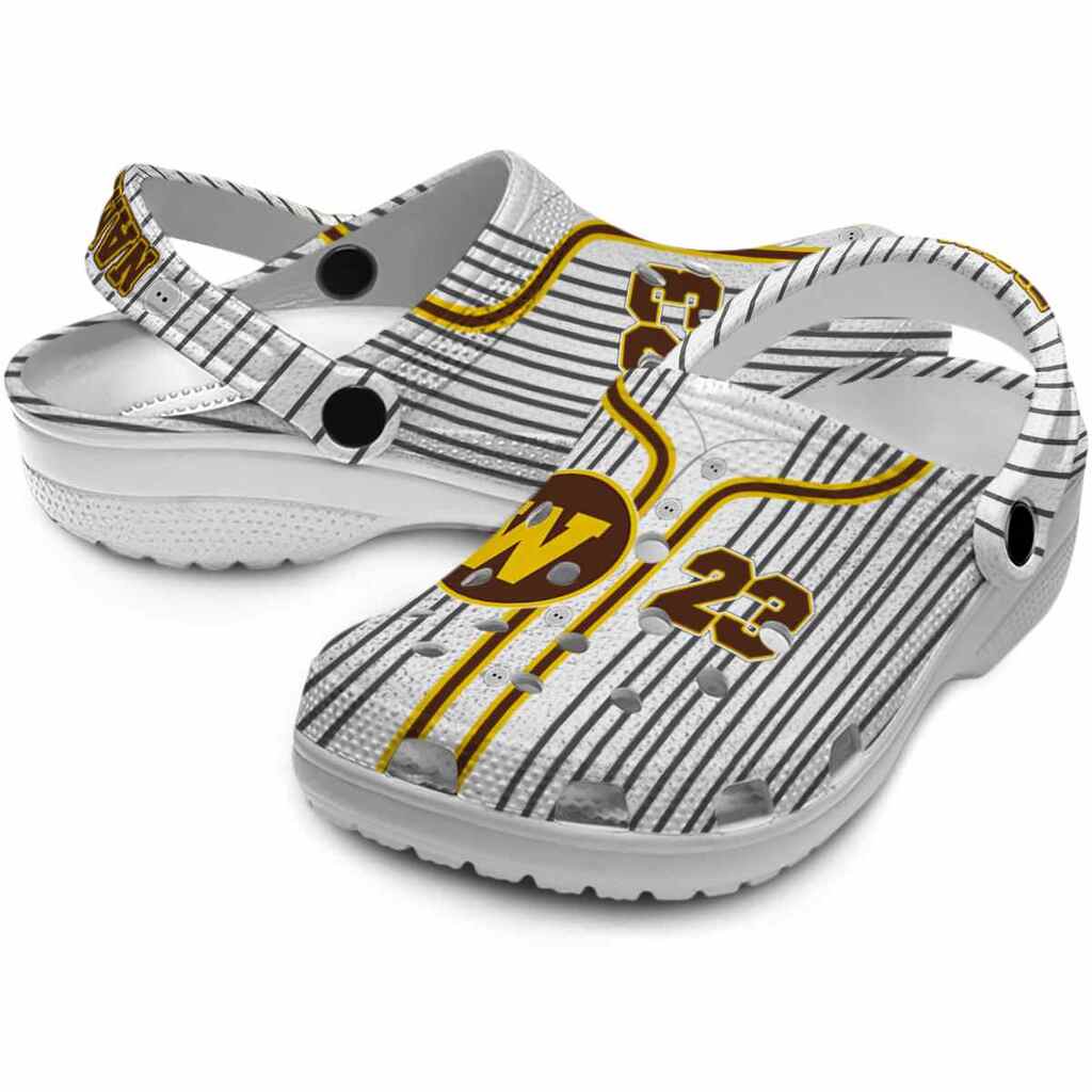Personalized Western Michigan Broncos Pinstripe Pattern ClogTVC1801719 - Image 3