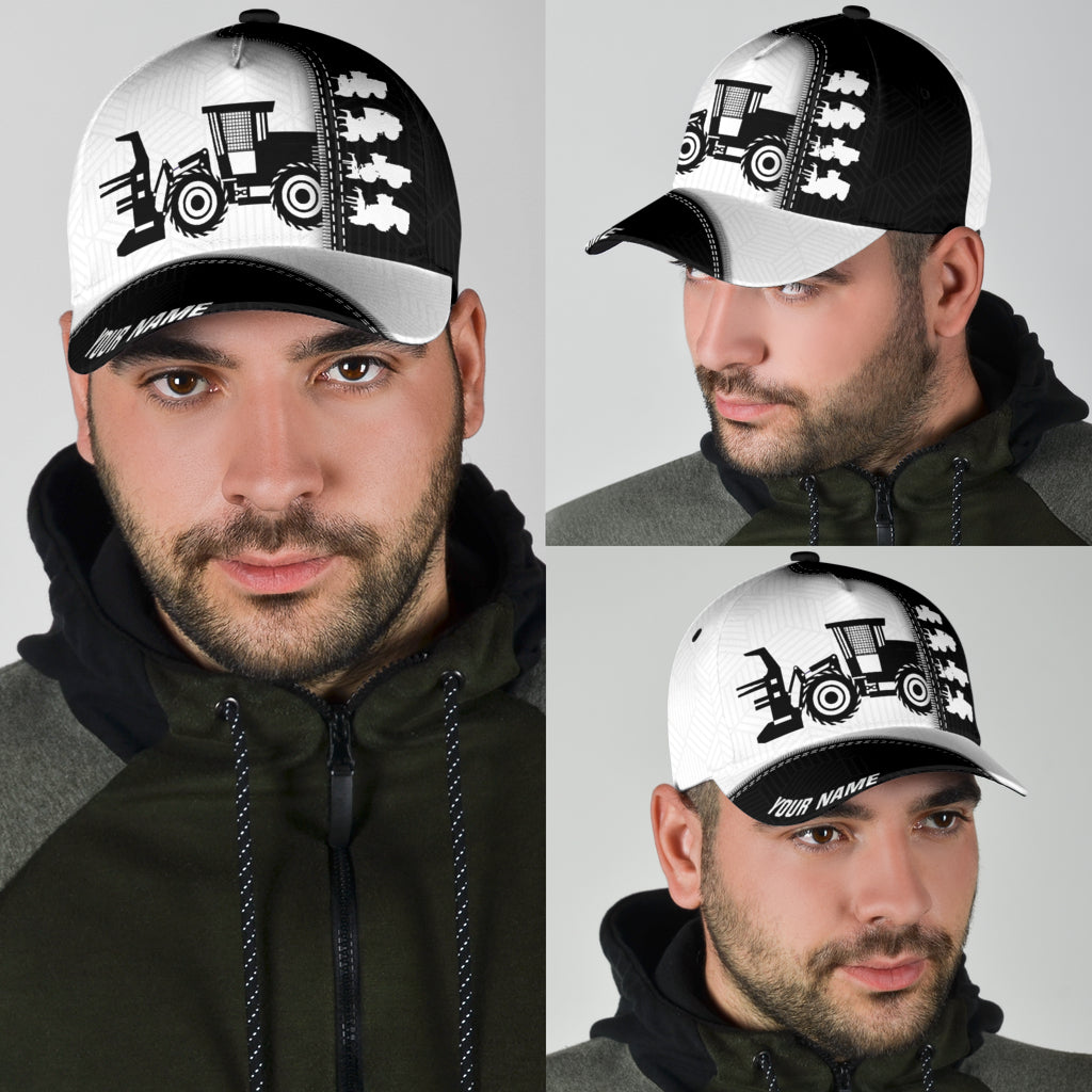 Personalized Wheel Feller Buncher Baseball Cap Hat For Men And Women, Wheel Feller Buncher Hat Cap Trucker Hats Custom Hats Gifts For Men & Women