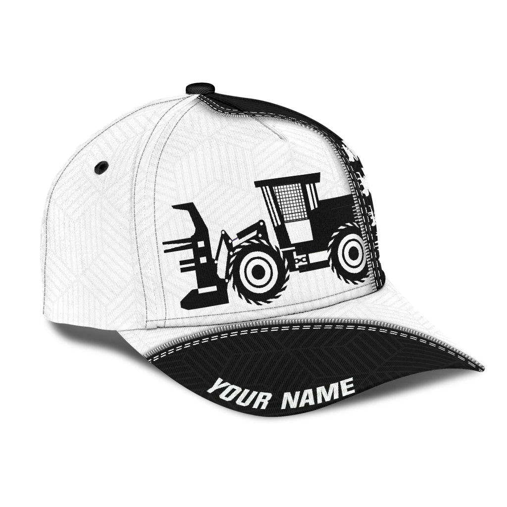 Personalized Wheel Feller Buncher Baseball Cap Hat For Men And Women, Wheel Feller Buncher Hat Cap Trucker Hats Custom Hats Gifts For Men & Women
