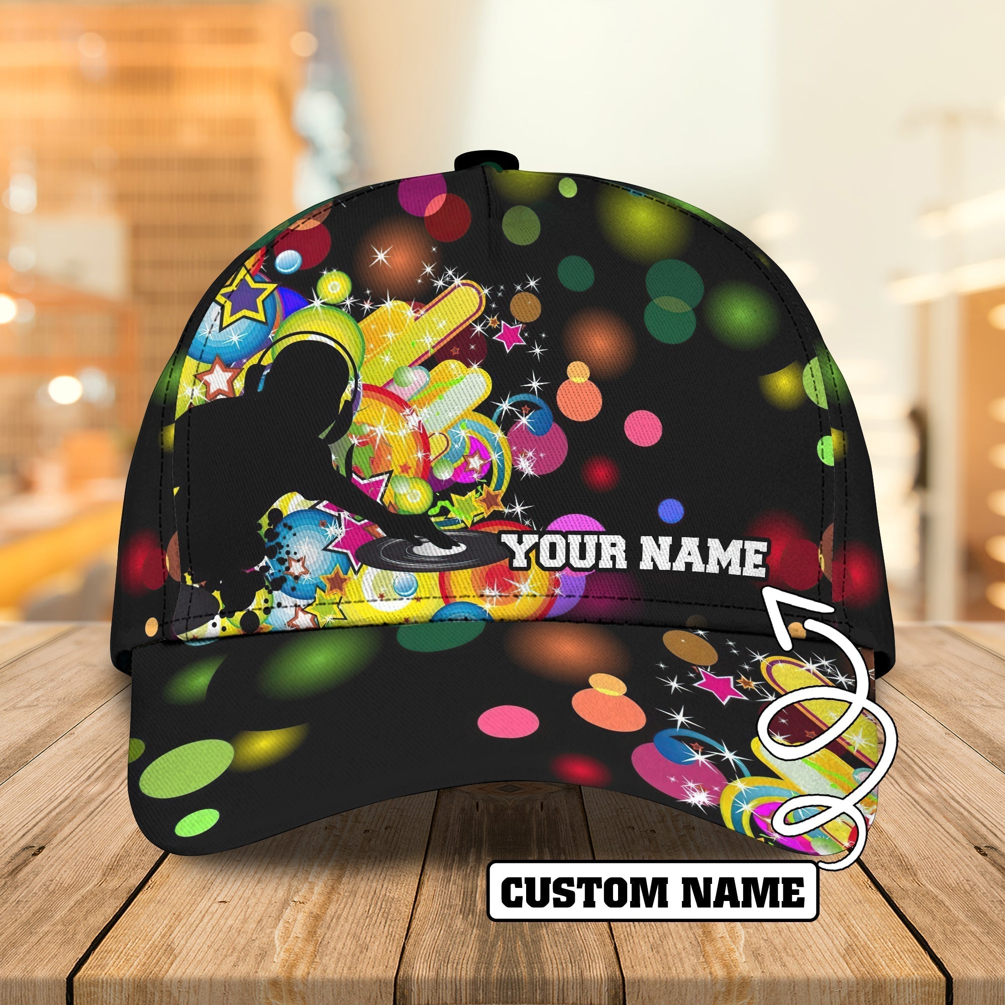 Personalized With Name 3D Full Printed Baseball Cap For Deezay, Dj Cap Hat, Classic Dj Hat, Dj Gifts Trucker Hats Custom Hats Gifts For Men & Women