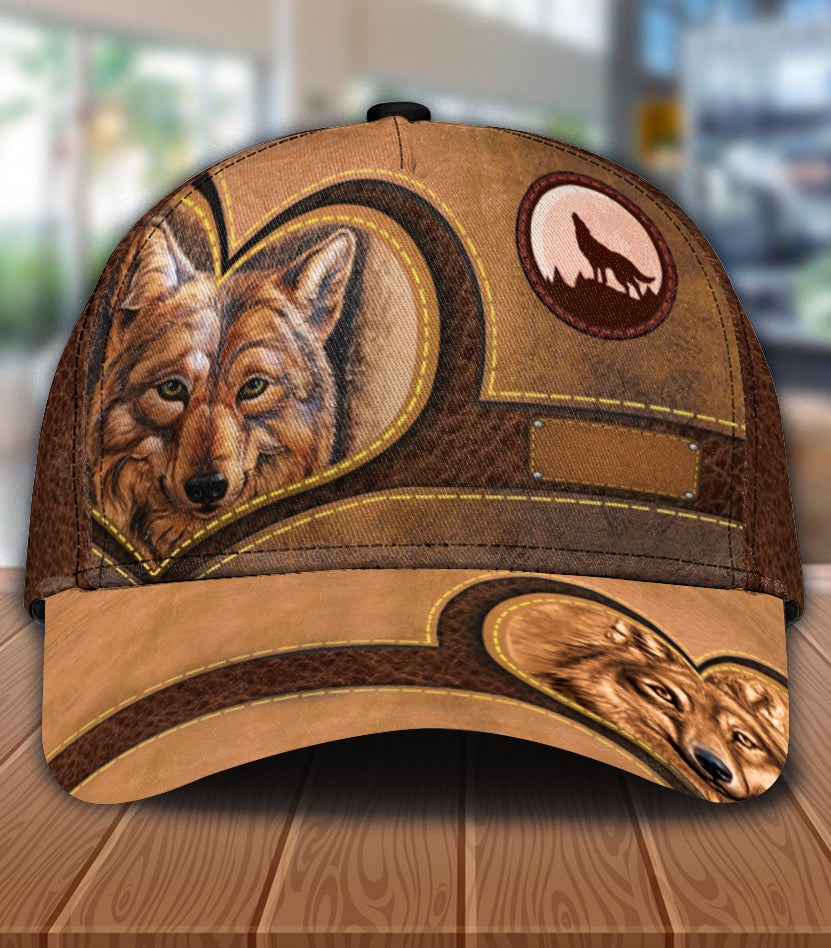 Personalized Wolf Classic Cap, Gift for Wolf Lovers Trucker Hats Custom Hats Gifts For Men & Women