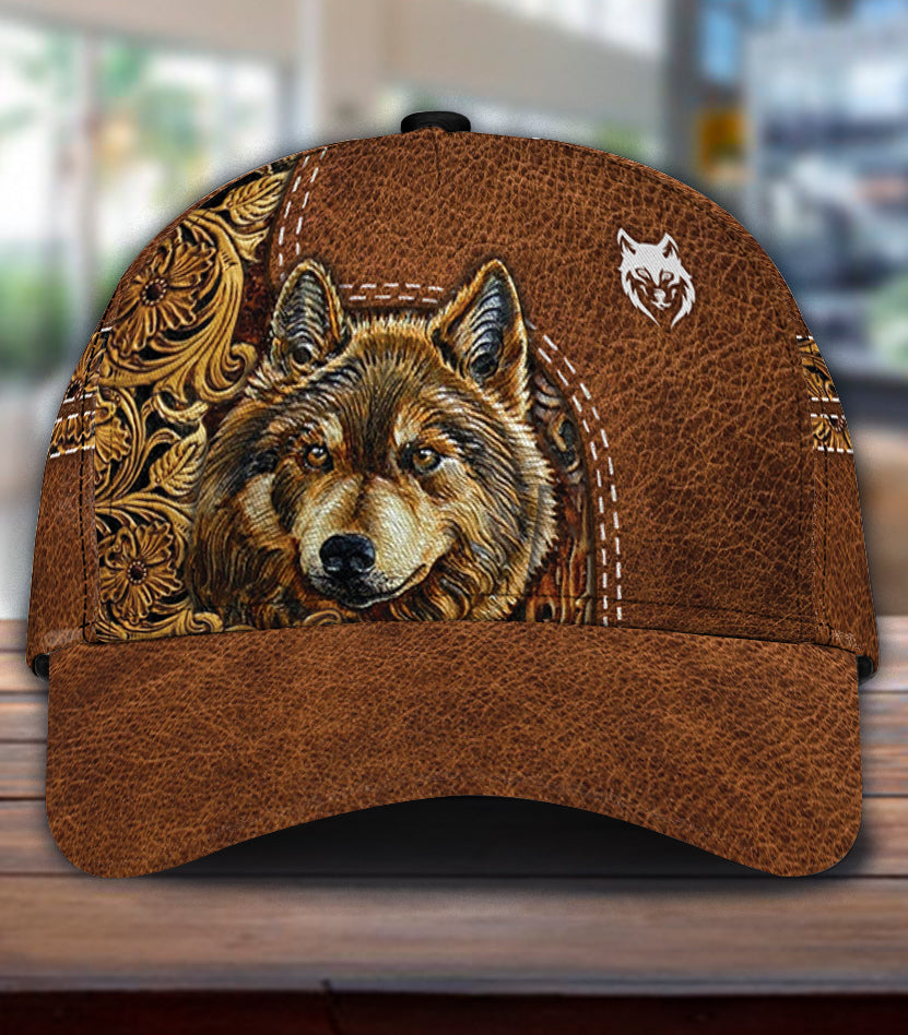 Personalized Wolf Classic Cap, Gift for Wolf Lovers Trucker Hats Custom Hats Gifts For Men & Women