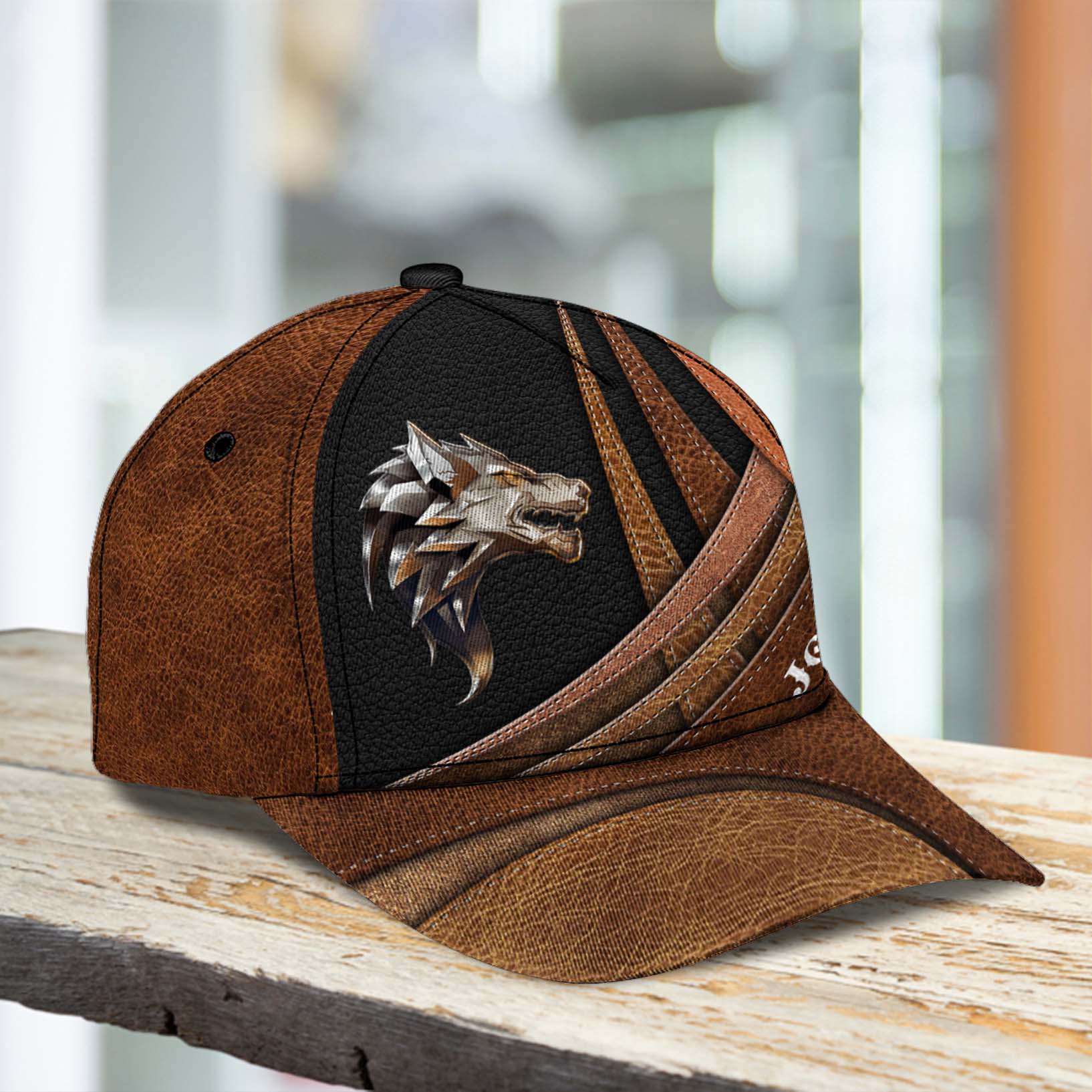 Personalized Wolf Classic Cap, Gift for Wolf Lovers Trucker Hats Custom Hats Gifts For Men & Women