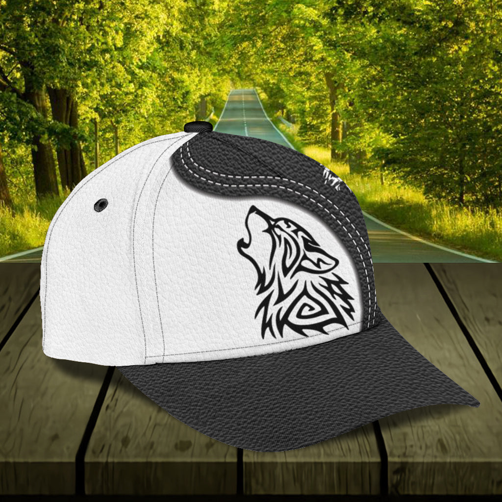 Personalized Wolf Classic Cap, Gift for Wolf Lovers Trucker Hats Custom Hats Gifts For Men & Women