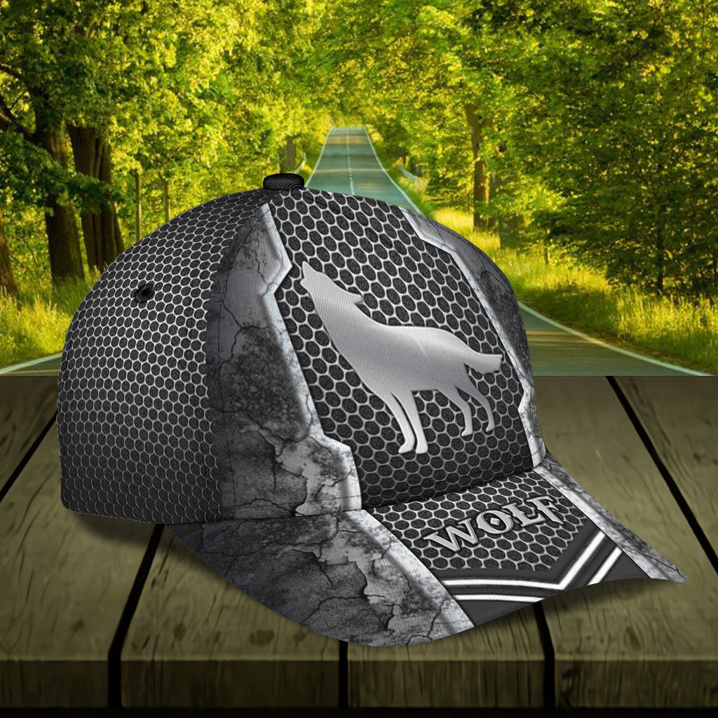 Personalized Wolf Classic Cap, Gift for Wolf Lovers Trucker Hats Custom Hats Gifts For Men & Women