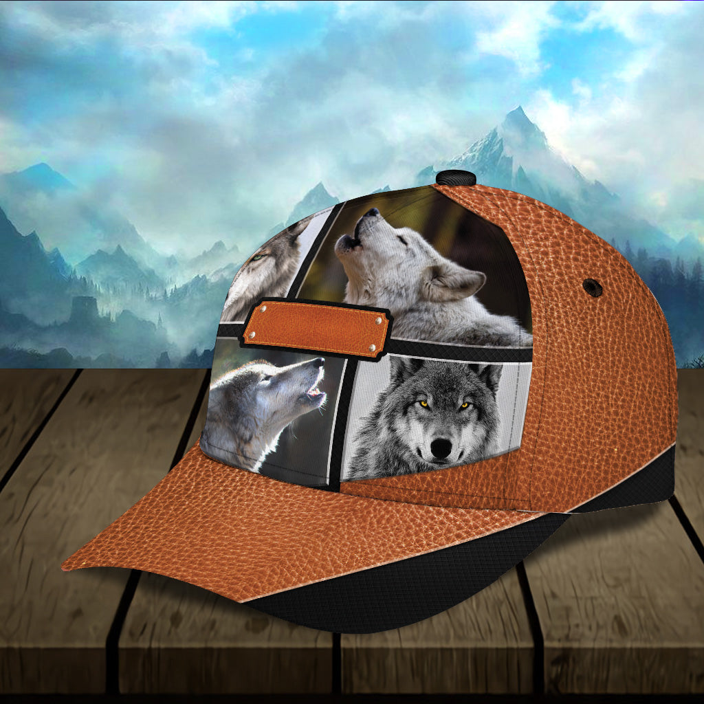 Personalized Wolf Classic Cap, Gift for Wolf Lovers Trucker Hats Custom Hats Gifts For Men & Women
