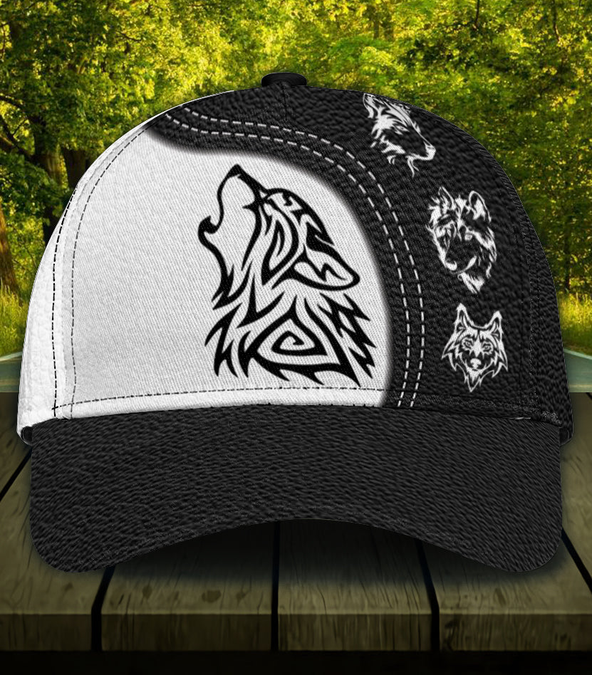 Personalized Wolf Classic Cap, Gift for Wolf Lovers Trucker Hats Custom Hats Gifts For Men & Women