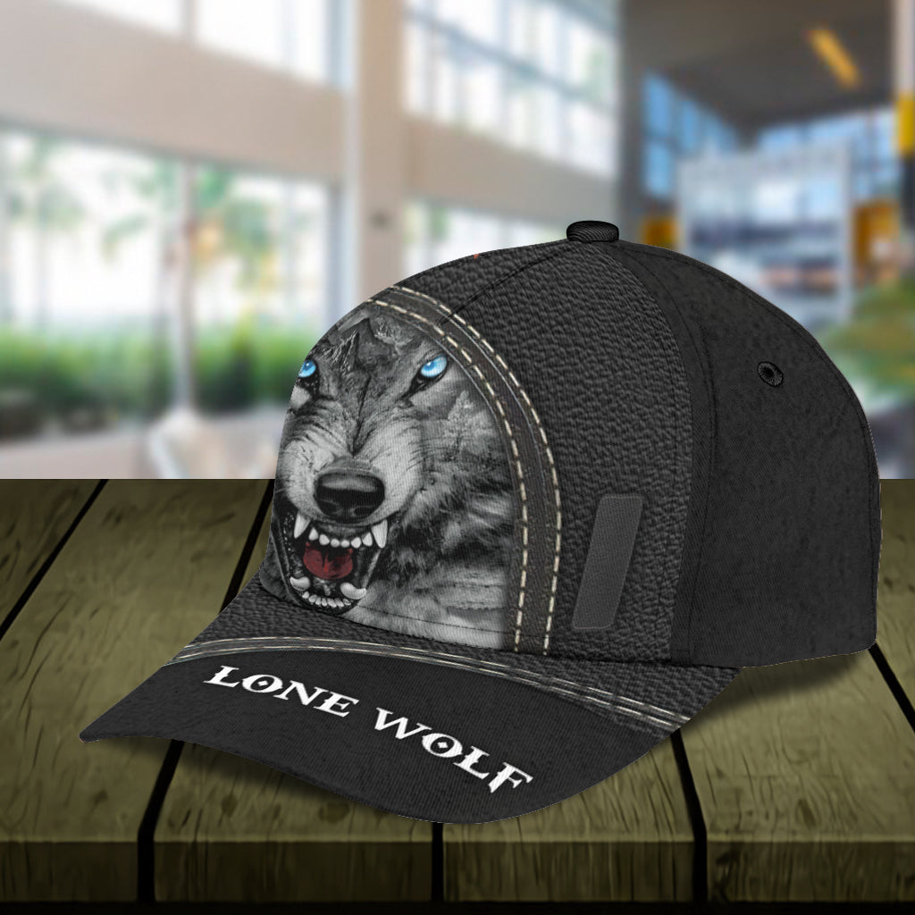 Personalized Wolf Classic Cap, Gift for Wolf Lovers Trucker Hats Custom Hats Gifts For Men & Women