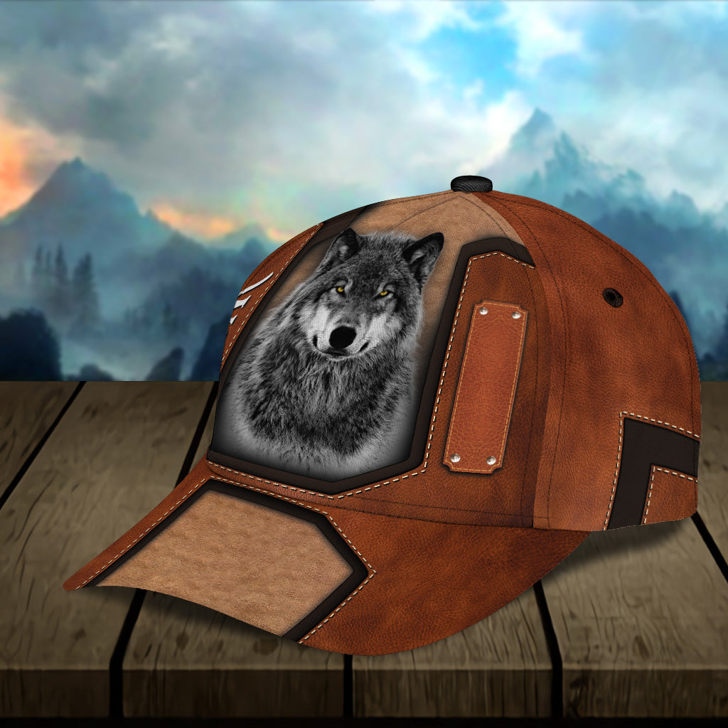 Personalized Wolf Classic Cap, Gift for Wolf Lovers Trucker Hats Custom Hats Gifts For Men & Women