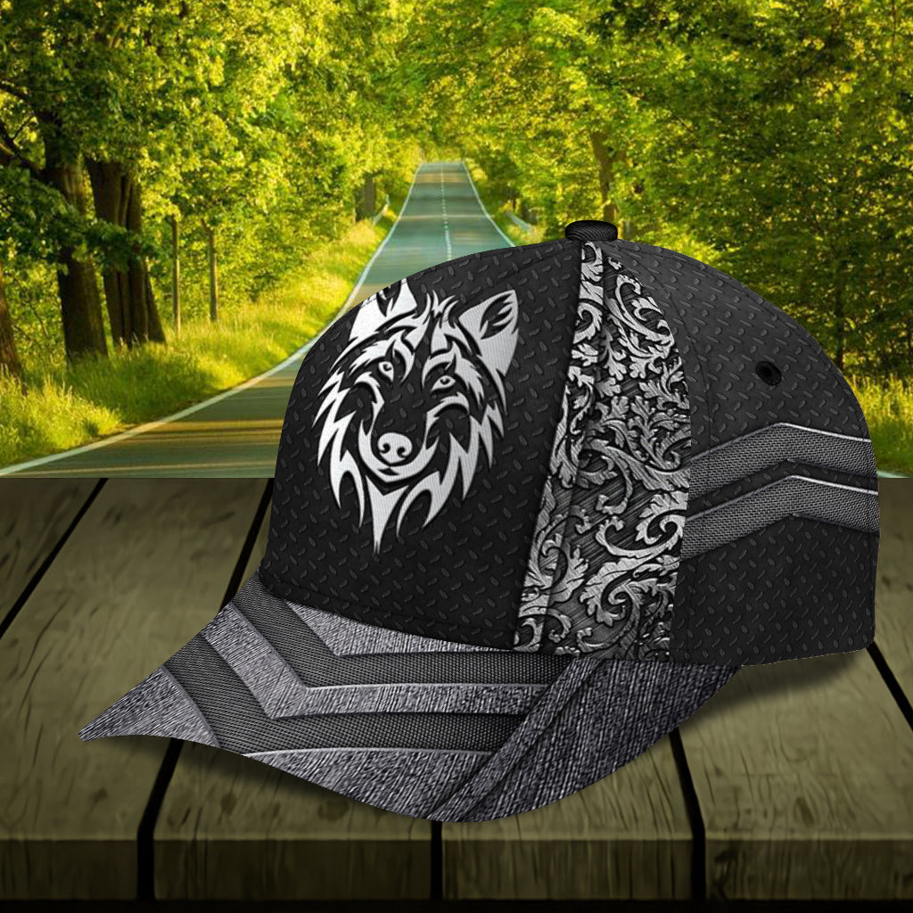Personalized Wolf Classic Cap, Gift for Wolf Lovers Trucker Hats Custom Hats Gifts For Men & Women