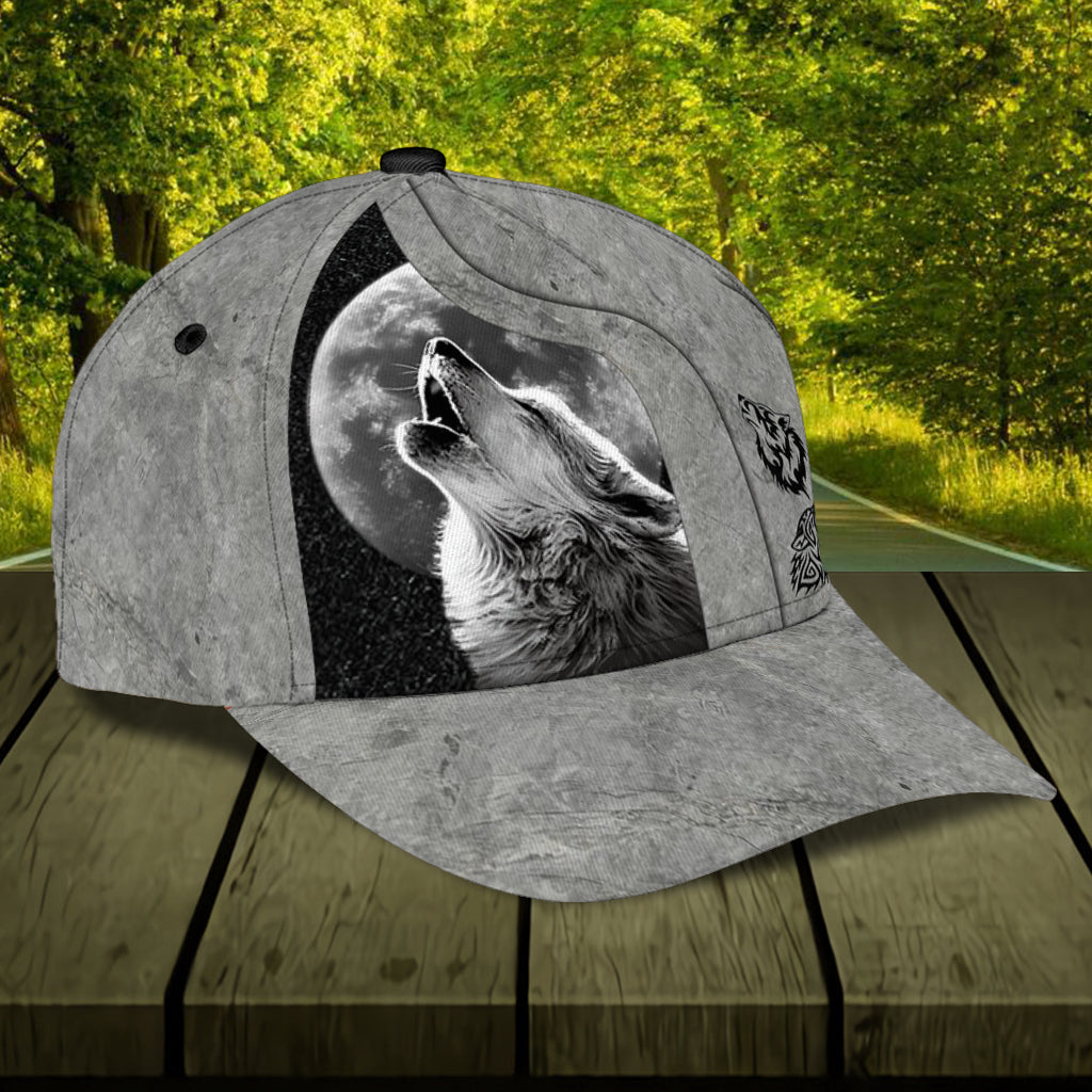 Personalized Wolf Classic Cap, Gift for Wolf Lovers Trucker Hats Custom Hats Gifts For Men & Women
